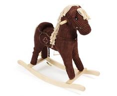 Bayer Chic 2000 407 02 Schaukelpferd Ever, Schaukeltier für Kinder ab 18 Monaten, Dunkelbraun