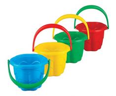 Eimerchen Welle Eimer Strandeimer Kindereimer Sandeimer Spielzeug Sandspielzeug Strandspielzeug Baby Kinder Sandkasten