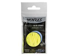 Henrys A01006-S05 - Yo-Yo Ersatzschnüre 6 Stück, Neongelb