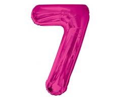 Unique Party Folienballon im Zahlen-Design, groß, 86,4 cm