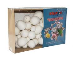 KREATIVA Nr. 18 XL Teddybären Bastelset, Weiss