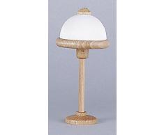 Kahlert Licht 10247 - Minipuppenzubehör - Stehlampe Holz, weiß