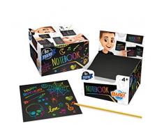 BUKI NB001 - Kratzpapier-Notizblock, Kratzbilder, Scratch Art Notebook