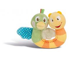 Nici 43947 Pärchen Greifling Fritz der Spatz und Wurm Hugo, bunt