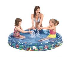 Jilong Tropical Fish Pool Ø 122 x 25 cm Kinderpool Planschbecken Schwimmbecken Kinder Schwimmbad
