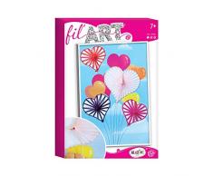 Aladine 47203 - Fadenbild Herzballons Bastelset