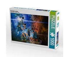 CALVENDO Puzzle Basketball extrem 1000 Teile Lege-Größe 64 x 48 cm Foto-Puzzle Bild von Peter Roder