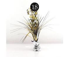 amscan 9900552 Tischdekoration 18 Sparkling Celebration, Silber & Gold