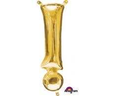 amscan 3536901 Folienballon, Gold