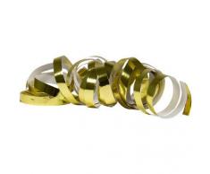 Luftschlangen Metallic Gold 4m - 2 Stück