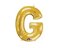 Amscan 3295901 86,4 Buchstabe G Super Shape Folienballon