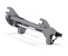 SIKU 6713, Adapter für Frontladeranbaugeräte, 1:32, Metall/Kunststoff, Für SIKU Spielzeuge mit Frontlader im Maßstab 1:32