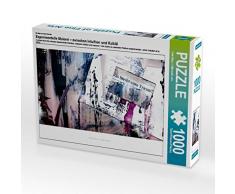 CALVENDO Puzzle Experimentelle Malerei zwischen Intuition und Kalkül 1000 Teile Lege-Größe 64 x 48 cm Foto-Puzzle Bild von Uwe Merz / »Merzolio Art«