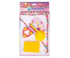 Heless 779 Kapuzenbadetuch, mit Zubehör, Große 50 x 50 cm