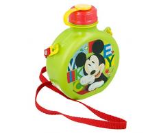 Stor Mouse Mickey Trinkflasche mit Schulterriemen, 670ml, Grün/Rot 44270