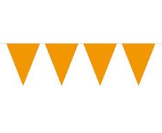 Folat Party Dekoration Wimpelkette 3 Meter – Orange
