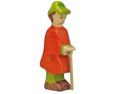 Holztiger Hirte mit Stab, 80290