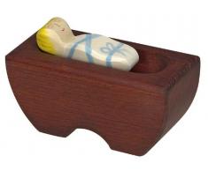 Holztiger Jesuskind 2 in Krippe, 80298