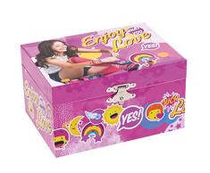 Joy Toy 18017 Schmuckschatulle Soy Luna mit Spieluhr, Rosa, 15 x 10.5 x 8.5 cm