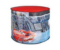 My Starlights Pop Up Spielzelt Oval Rennstrecke Disney Cars mit drehendem Discolicht beleuchtet Kinderzelt Indoor Grundfarbe: rot
