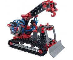 Pneumatic Power - der Pneumatik Spielzeug Bagger und 4 weitere Modelle von fischertechnik garantieren Spielspaß - Bergungsraupe, Stanzmaschine, Werksttkran und Funktionsmodell - für Kinder ab 8 Jahren