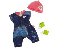 BABY geboren Deluxe Jeans Outfit 2 ass. Kleidungsset f?r Puppen - Puppenzubeh?r (Kleidungsset f?r Puppen, 3 Jahr (e), Multicolor, BABY born, M?dchen, 43 cm)(sortiert)