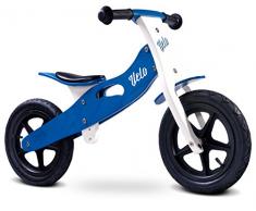 Toyz Velo, Holz Laufrad mit Luftbereifung, blau