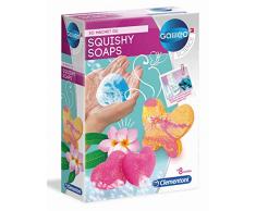 Clementoni 59164 Galileo Science – Squishy Soaps, zum Herstellen von bunten Seifen, spannendes Experimentierset für kleine Kosmetiker, Spielzeug für Kinder ab 8 Jahren