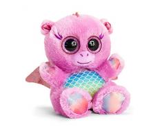 Animotsu SF6145 Plüschtier Drache, ca. 15 cm, mit großen Glitzeraugen und weichem Fell