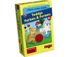 Haba 5878 - Meine ersten Spiele Teddys Farben und Formen, Legespielsammlung für 1-4 Kinder ab 2 Jahren, zum Lernen von Farben und Formen