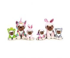 Famosa 760017482 Plüsch-Hund, 24 cm, Mehrfarbig