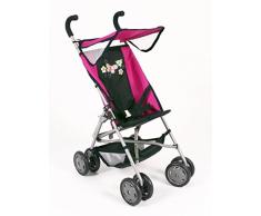 Bayer Chic 2000 623 12 - Puppen-Buggy Vita, dots Navy-rosa