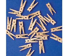 Playbox PBX2470107 2470107 Wäscheklammern, 100 Stück, Durchmesser 2,5 cm, Mehrfarbig