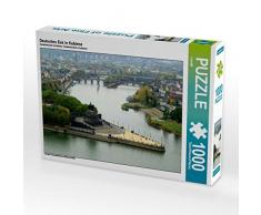 CALVENDO Puzzle Deutsches Eck in Koblenz 1000 Teile Lege-Größe 64 x 48 cm Foto-Puzzle Bild von LianeM