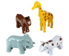 Theo Klein 0066 - Funny Puzzle Tierpuzzle, 8 Tiere im Mailer Karton