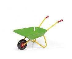 Rolly Toys 271900 rollyMetallschubkarre | Schubkarre bis 50 kg belastbar | Griffe aus Kunststoff | für Kinder ab 2,5 Jahren | Farbe grün