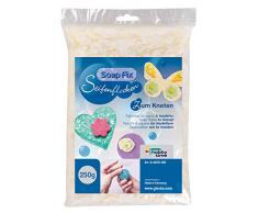 Glorex GmbH Soap Fix Seifenflocken zum Kneten, 250 g, weiß