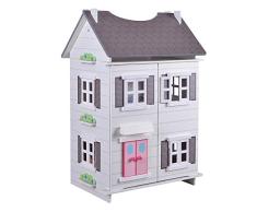 Teamson Puppenhaus Holz 40 x 29 x 62 cm (ColorBaby 85294)
