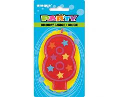 Unique Party Supplies Dekorative Geburtstags-Kerze