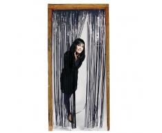T�rvorhang Halloween 1x2 m Deko Horror Vorhang Fransen schwarz