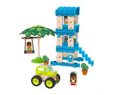 Fisher-Price GFJ13 - Wunder Werker Holzspielzeug Strandbungalow Spielset aus FSC zertifiziertem Holz, Spielzeug ab 3 Jahren