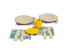 Rülke Holzspielzeug 21643 Puppenhauszubehör, holzfarben, gelb