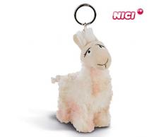 NICI Schlüsselanhänger Plüschtier Lama Flokatina 10 cm – Lama Kuscheltieranhänger mit Schlüsselring für Schlüsselband, Schlüsselbund, Schlüsselhalter & Schlüsselkette – Taschenanhänger – 44390