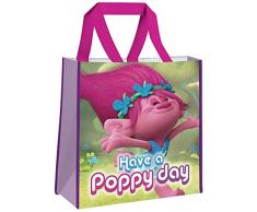 Disney – Trolle Strandkorb Tasche 2 Modelle Sortiert, tr17022, 38 x 38 x 12 cm