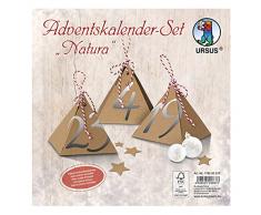 Ursus 17850001F Adventskalender Bastelset, Natur