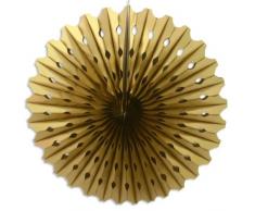 Folat Dekoration Honeycomb Fan 45 cm – Gold
