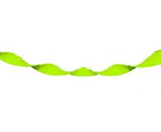 Folat XXL UV Leucht-Girlande aus Krepp 18 m neongrün
