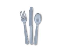 Unique Party Supplies Kunststoff Besteck-Set für 6