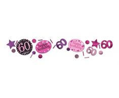 amscan 9900618 Konfetti 60 Pink