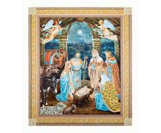 Pracht Creatives Hobby DD15-002 - Diamond Dotz Weihnachtskrippe, funkelndes Diamantbild zum Selbstgestalten, ca. 85 x 100 cm groß, Malen mit Diamanten, neuer und kreativer Basteltrend